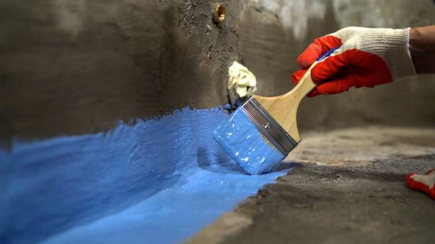 Commercial Emergency Waterproofing project at a Baltimore, MD business property by SJ Waterproofing Pros